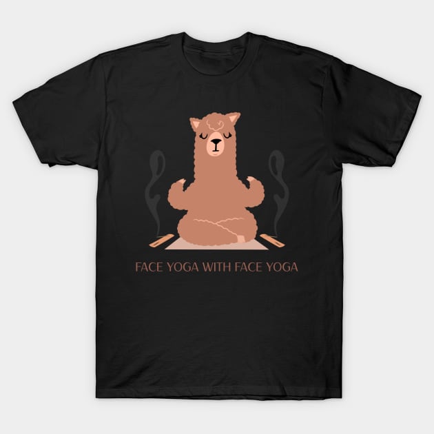 Face Yoga with Face Yoga T-Shirt by TV Dinners